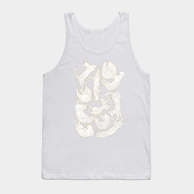 11 Sleeping Cats Tank Top by astronaut